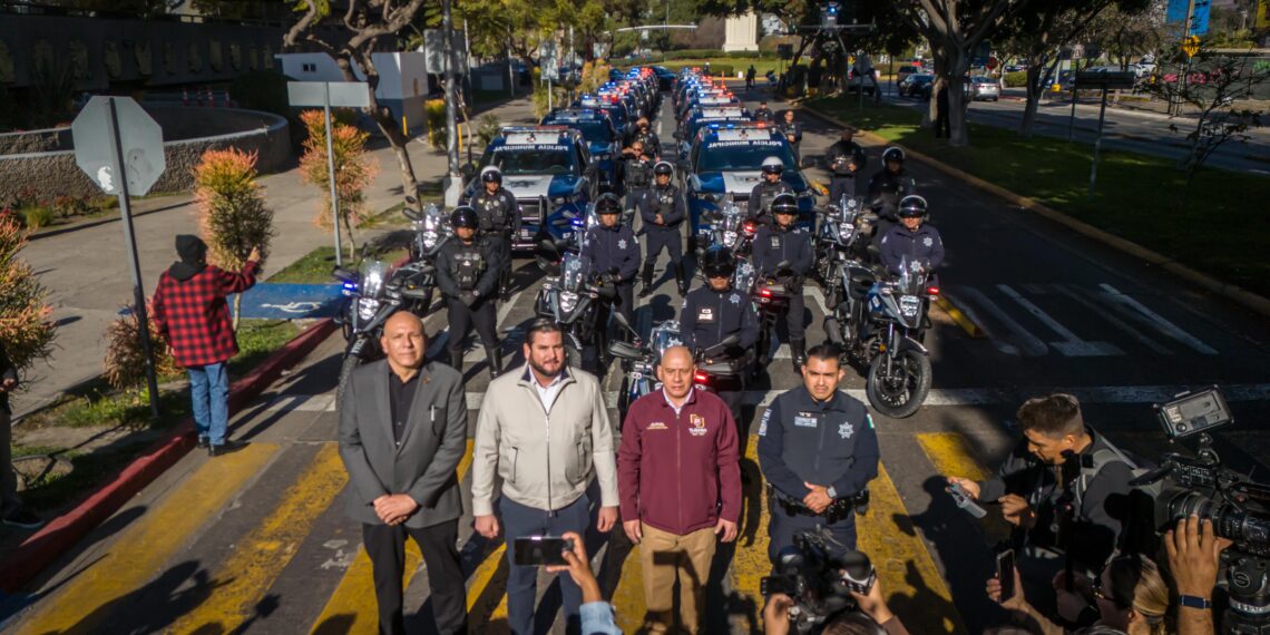 Ismael Burgueño da banderazo de salida a 85 nuevas unidades de la Policía Municipal