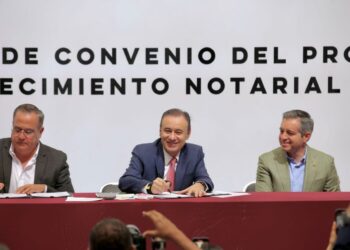 Gobernador Durazo logra descuentos notariales del 50% con Programa de Fortalecimiento Notarial