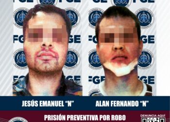 En prisión dos hombres por robar 100 mil pesos en Tijuana