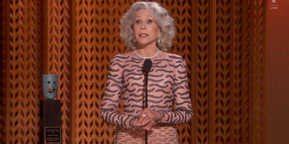 Jane Fonda y su discurso inspirador en los SAG Awards