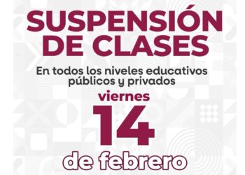  Anuncian suspensión de clases para este viernes