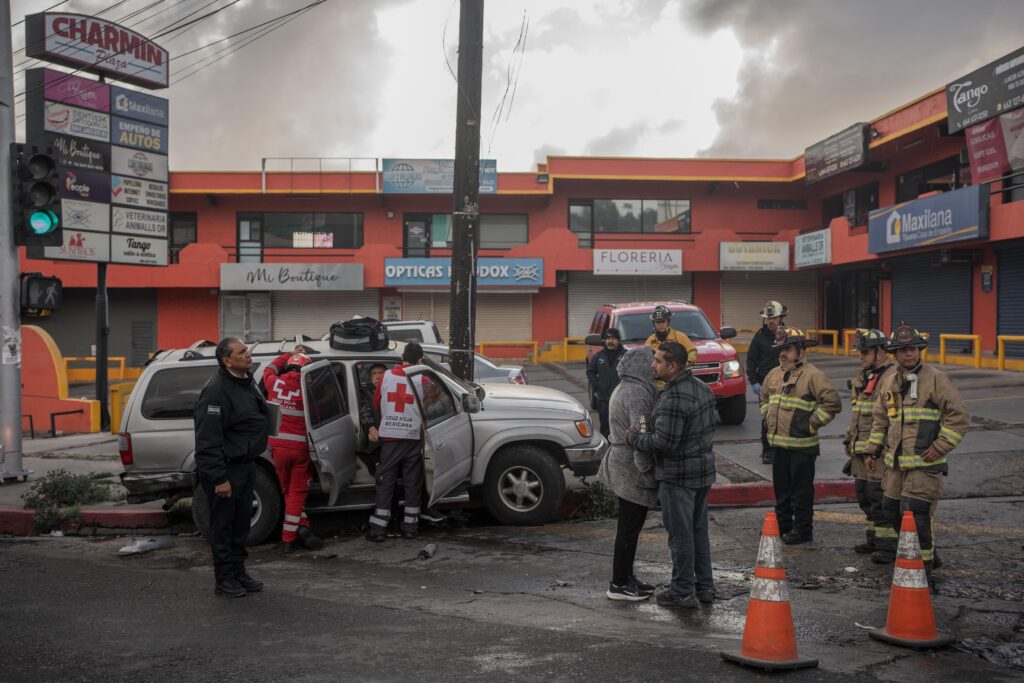 Fuerte choque en Bulevar Fundadores