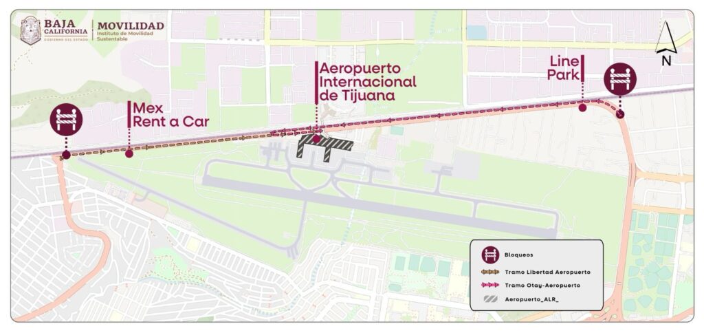 IMOS proporciona servicio de traslado a usuarios del Aeropuerto ante bloqueos