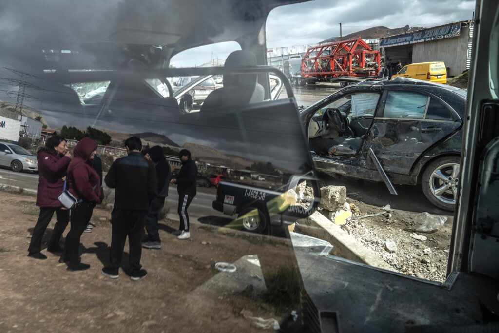 12 personas lesionadas en aparatoso accidente en bulevar 2000 de Tijuana