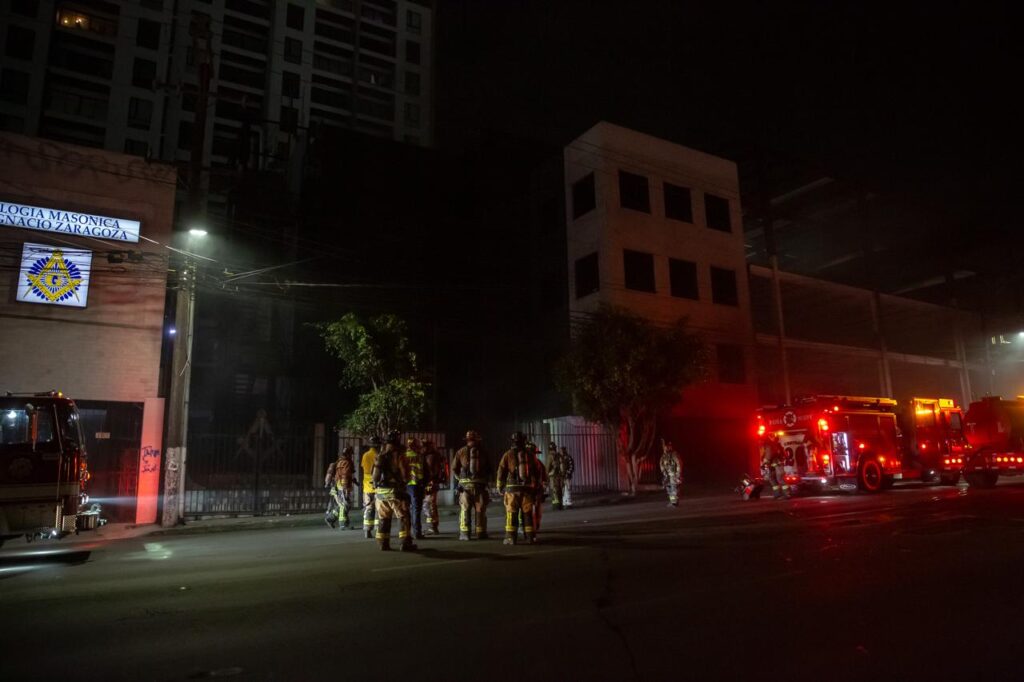 Se incendia sótano de la Logia Masónica Ignacio Zaragoza