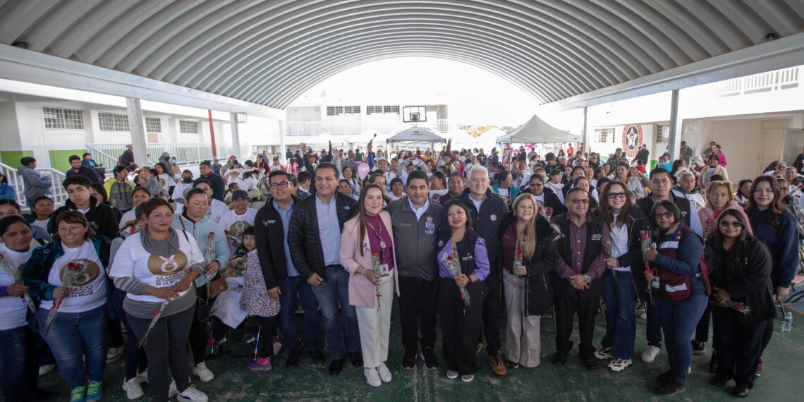 Realizan jornada del bienestar en conmemoración al Día de la Mujer