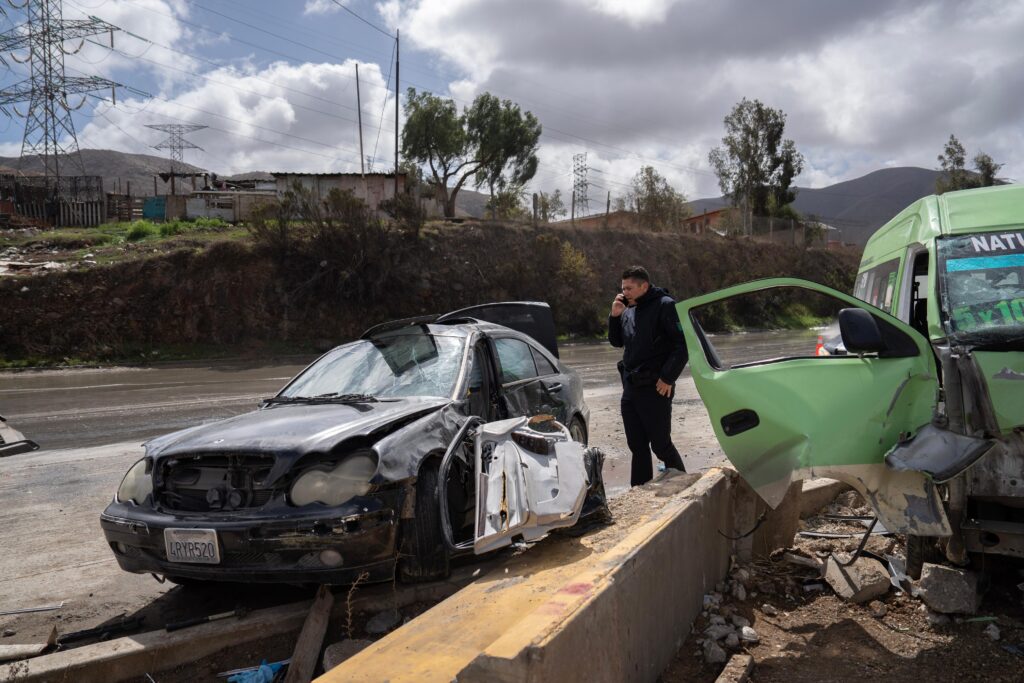 12 personas lesionadas en aparatoso accidente en bulevar 2000 de Tijuana