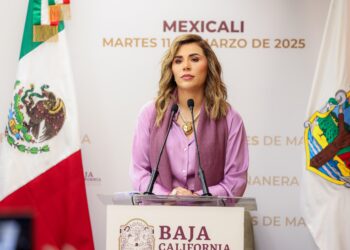 Gobernadora Marina del Pilar destaca reducción de homicidios en Baja California