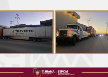 Detienen a chofer de camión por cohecho en el bulevar 2000 de Tijuana