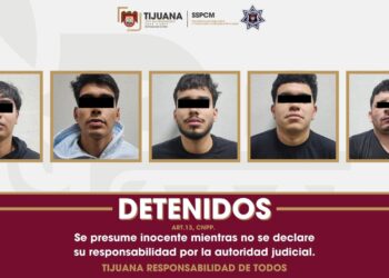 Robo con violencia a casa habitación en Tijuana: detienen a cinco en López Lucio