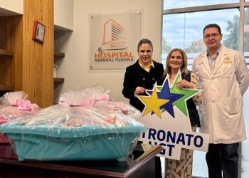 DIF Tijuana entrega canastas para recién nacidos en el Hospital General
