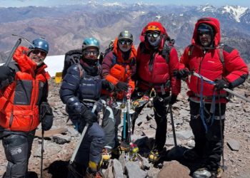 Alpinistas tijuanenses en el Aconcagua logran cumbre en temporada 2025-2026