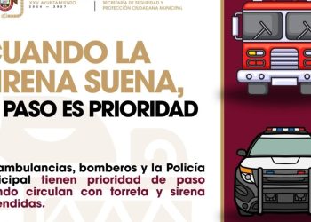 Ceder el paso a unidades de emergencia: SSPCM llama a conductores en Tijuana