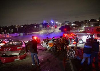 Carambola en el bulevar Casablanca deja 10 lesionados; conductor es detenido
