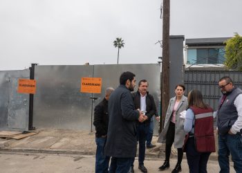 Retiran clausura en obra de La Cacho para muro de contención