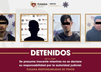 Detienen a cuatro por posesión de drogas durante patrullajes en Tijuana