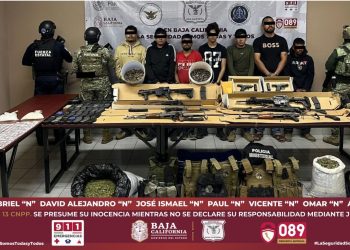 Detienen a siete hombres armados en Valle de la Trinidad, Ensenada